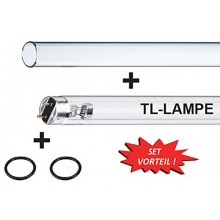 UVC-Set Lampe+Quarzglas 55 Watt Bild 1