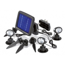 Esotec - Solarspot Trio mit drei Spots schwarz Bild 1