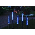 Solarlampe im 5er-Set LED 40cm im Farbwechsel mit Erdspie Solarleuchte  Bild 1