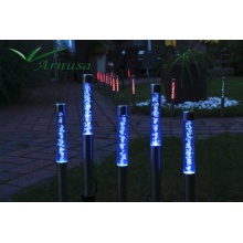 Solarlampe im 5er-Set LED 40cm im Farbwechsel mit Erdspie Solarleuchte  Bild 1