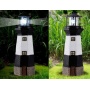 Solar Leuchtturm mit drehender Rundumleuchte Bild 1