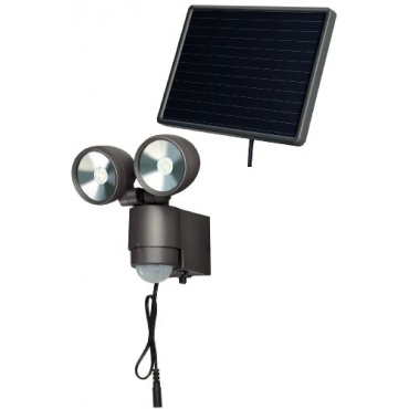 Brennenstuhl Solar LED Spot SOL 2x4 IP44 anthrazit 1170930 Bild 1