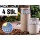 Lunartec Mini-Solar-LED-Gartenleuchte Grey Stone Bild 4