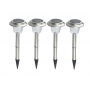 LED Edelstahl Solarleuchte Finn im 4er-Set Bild 1