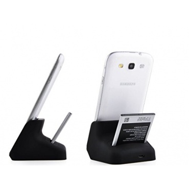 Dual Docking Station - Ladehalterung fr Samsung Galaxy S3 i9300 von Veo Bild 1