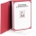 General Office Bewerbungs-Komplettset fr 8 Mappen bordeaux/Prgung Bild 4