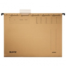 Leitz 19153000 Hngemappe Alpha, Natronkarton, 10 Stck, naturbraun Bild 1