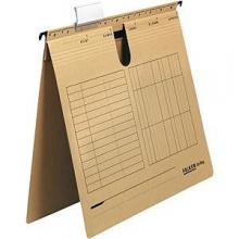 Faxland 25x Hngehefter m. Heftung A4, Naturbraun Bild 1