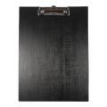 Leviatan Klemmbrett A4 PVC-Folie leinengeprgt schwarz  Bild 1