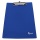 Forpus Klemmbrett Schreibplatte A4 stabil PVC-Folie blau Bild 1