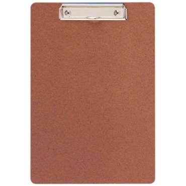 A4 Schreibplatte Hartfaser, Farbe: holz Bild 1