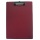 Forpus Klemmbrett Schreibplatte A4 stabil PVC-Folie rot Bild 1