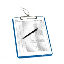 Herlitz Klemmbrett A4 PS easyorga Apfel opak Bild 1