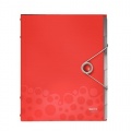 Leitz Ordnungsmappe Bebop A4, Pp, Rot, Mit Gummizug Bild 1
