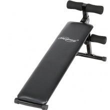 Bauchtrainer Sit-up Bank klappbar inkl. gepolsterte Beinfixierung von Physionics Bild 1