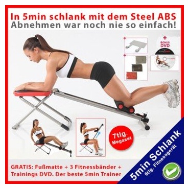 Bauchtrainer,  5min schlank mit dem Steel ABS von TrendTeleShop Bild 1