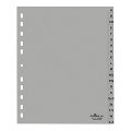 Durable Ordnerregister DIN A4, A-Z, grau, 1 Stck Bild 1