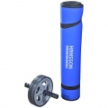 AB-Roller Bauchtrainer Arm Rcken Trainer mit Trainingsmatte blau von TrainHard Bild 1
