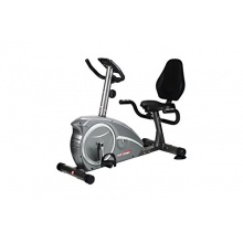 Liegeheimtrainer Fitnessbike HS-67R AXUM silber-grau von Hop-Sport Bild 1