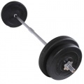  Hantelstange mit rutschfesten Griffflchen inkl. 4 Gewichte, 30kg von Physionics Bild 1