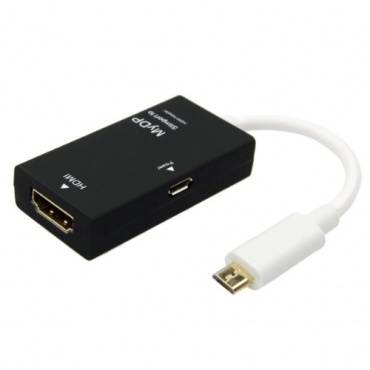 QUMOX @ MyDP Slimport Adapter HDMI HDTV HD Kable schwarz Bild 1