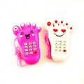 Electric Light up Musical KInderhandy Fu geformt  Beere Bild 1
