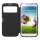 Samsung Galaxy S4 Mini i9190 View Flip Cover Schwarz Bild 2