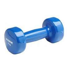 3 Kg Vinyl Gymnastikhantel - Blau von York Fitness Bild 1