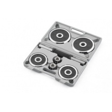 Kurzhantel-Set Chrom-Gummi, silver/black, 10 kg von Kettler Bild 1
