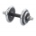 Kurzhantel-Set Chrom-Gummi, silver/black, 10 kg von Kettler Bild 3