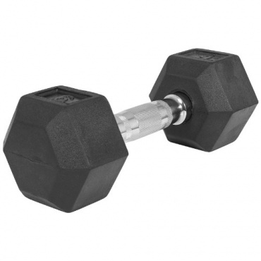  Hexagon Gummi Studio Hanteln 2 KG - 32,5 KG von Gorilla Sports Bild 1