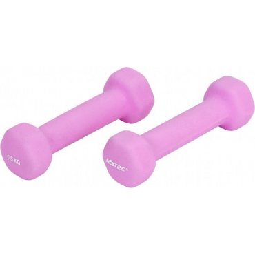 LADY Fitnesshantel pink, 2 x 1,5 kg von V3tec Bild 1