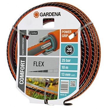 Gardena Comfort Flex Schlauch 9 x 9, 13 mm, 1/2 Zoll, 10 m ohne Systemteile, 18030-20 Bild 1