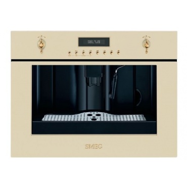 Smeg CM845P-9 Einbau Kaffeemaschine Creme Beige Nostalgie Bild 1