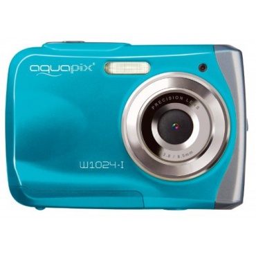 Easypix Aquapix W1024-I Unterwasserkamera 10 Megapixel eisblau Bild 1