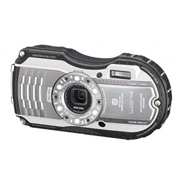Ricoh WG-4 EU wasserdichte Unterwasserkamera 16 Megapixel silber Bild 1