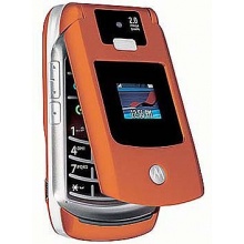 Handy Motorola V3x Pumpkin Klapphandy Bild 1