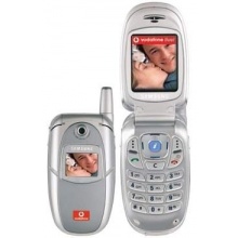 Handy Samsung SGH-E310 Silber Klapphandy Bild 1