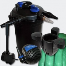 Druckfilter Set: 30000l Filter, 18W UVC Klrer, 95W Teichfilter Bild 1