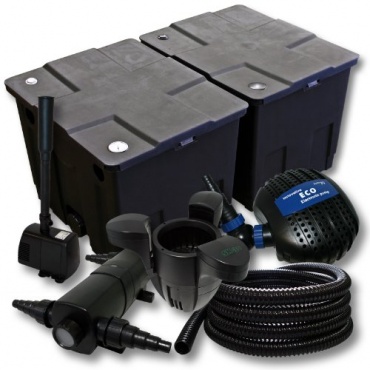 Wiltec Filter Set aus Bio Teichfilter 60000l, UVC Teichklrer mit 18W Bild 1