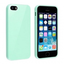 Bingsale TPU Jelly snap Soft Case Apple Iphone 5 grn Bild 1