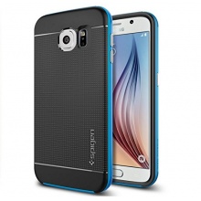 Spigen Schutzhlle Samsung Galaxy S6 blau schwarz Bild 1