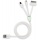 StilGut Magic Trio - Lightning Dock Micro-USB Sync- und Ladekabel wei Bild 1
