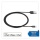 deleyCON 0,5m iPhone Lightning Apple Schwarz Bild 4