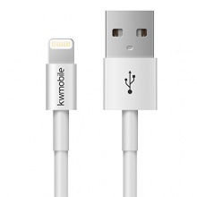 kwmobile Apple MFI-zertifiziertes Lightning Kabel fr Apple wei Bild 1