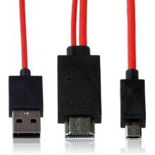 Wicked Chili MHL Kabel 4,0m Samsung Galaxy S6 Bild 1