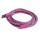 1 Meter Textil Lade- & Datenkabel Apple Iphone 5 pink Bild 1