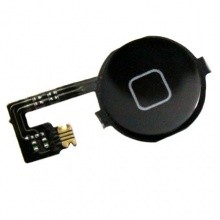 Original Iphone 4 Home button Homebutton mit flexkabel Schalter schwarz Bild 1