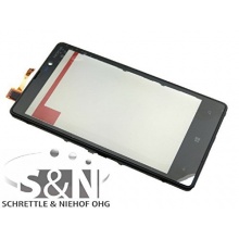 Original Nokia Lumia 820 Touchscreen Glas Scheibe Display schwarz Bild 1