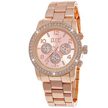 Pure Time Designer Damen Analog Armbanduhr rose Bild 1